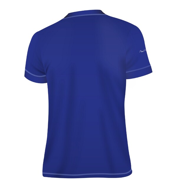 Мужская футболка №1 с круглой горловиной синий