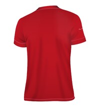 Мужская футболка №1 с круглой горловиной красный