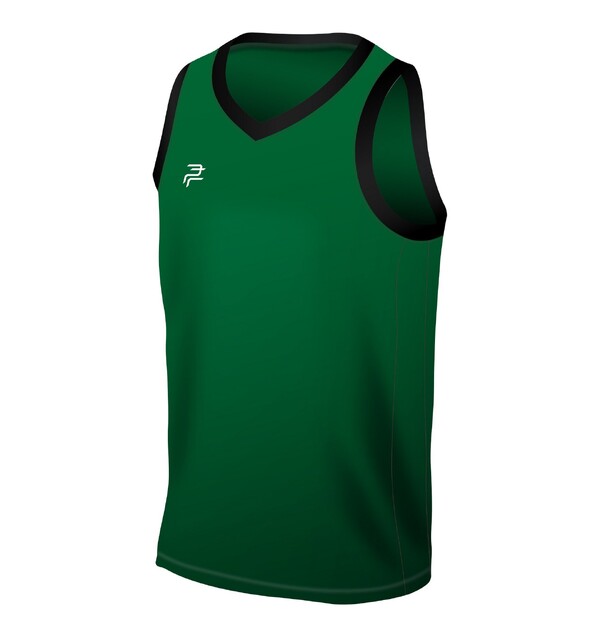 Мужская баскетбольная футболка №1 зеленый