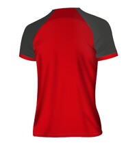 Мужская футболка №6 Антрацит (красный)