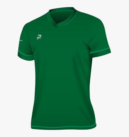 Мужская футболка №1 с V-образной горловиной цвет Зеленый