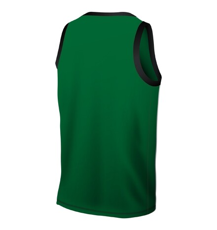 Мужская баскетбольная футболка №1 зеленый