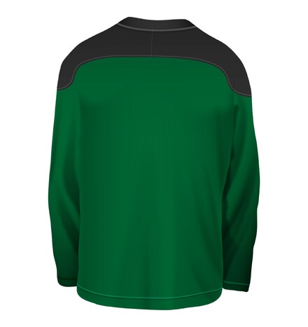 Мужская хоккейная вратарская футболка зеленый